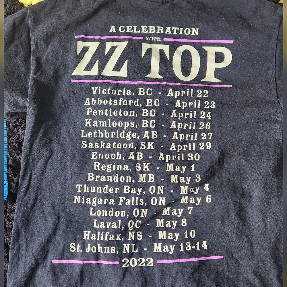 ZZ TOP 2022 Tour Graphic Tee - Picture 5 of 8